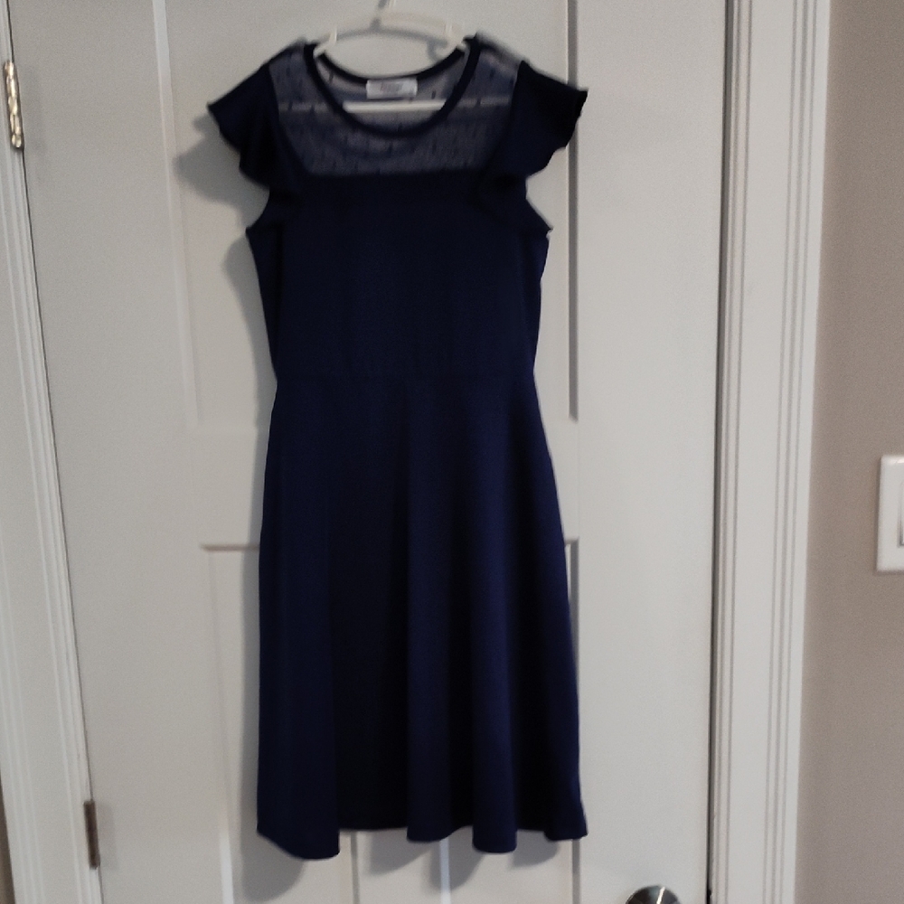 Charming Navy Blue Kids Formal Dress